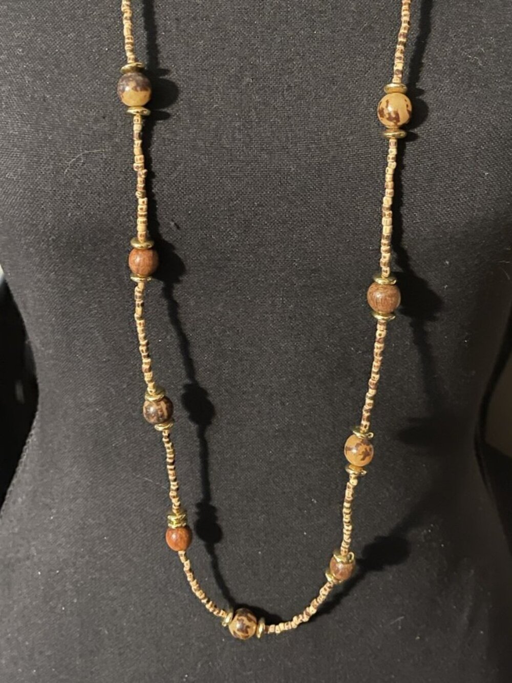 Cookie Lee Wood Beads Necklace (D99) 51634